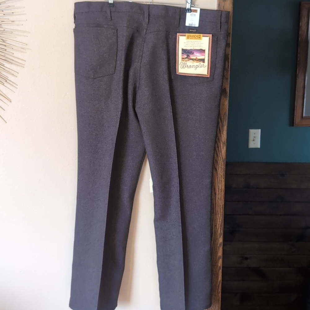 Wrangler 82H0 Wrancher Polyester Boot Jeans Trousers - Picture 4 of 6